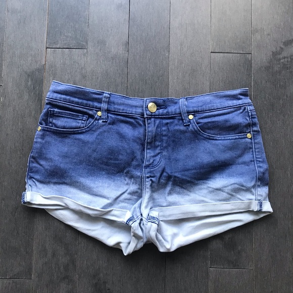 Juicy Couture Dip-Dyed Denim Shorts - Picture 1 of 6